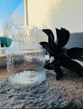 Vase geriffelt